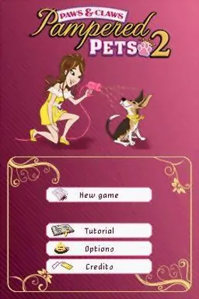 Paws & Claws - Pampered Pets 2 (USA) (NDSi Enhanced) screen shot title